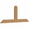 Ekena Millwork Portland Timber Gable Bracket, Western Red Cedar, 72"W x 30"H x 3 1/2"D x 5 1/2"F, 10/12 Pitch GBW072X30X0406POR00SWR - alternate 2